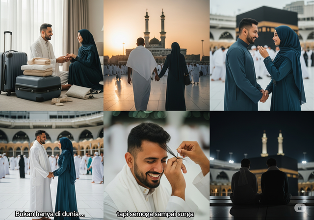 Umrah Pertama Bersama Pasangan Setelah Menikah: Bulan Madu yang Mengikat Hati di Hadapan Ilahi