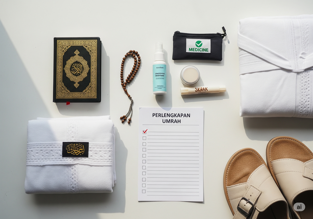 Perlengkapan Umrah Sesuai Sunnah: Apa Saja yang Wajib Dibawa?