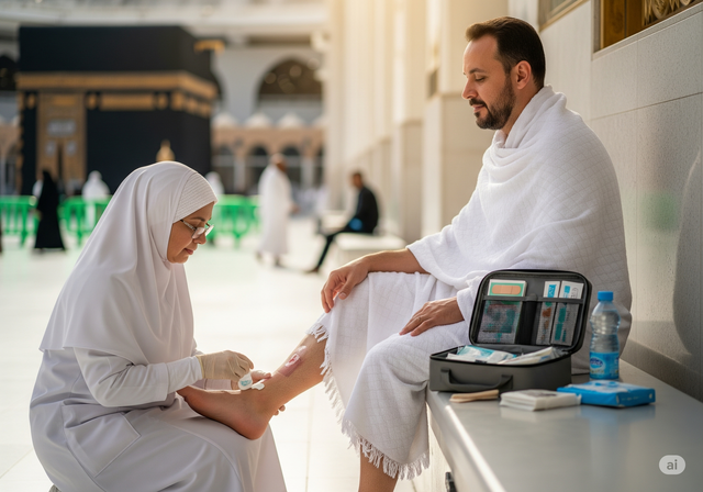 Pertolongan Pertama Saat Sakit atau Cedera Ringan Saat Umrah