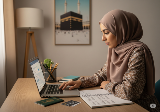 Cara Membeli Tiket dan Booking Hotel untuk Umrah Mandiri (2025)
