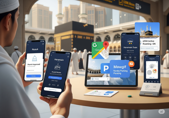 Aplikasi Wajib bagi Jamaah Umrah Mandiri 2025